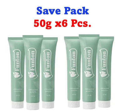 6x Funton Thai Herbal Toothpaste Remove Bad Breath Reduce tooth sensitivity 50g - Image 1 of 4