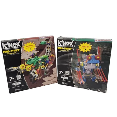 K'NEX ROBOT BUILDING TOYS 2 SETS CONSTRUCTION MOTOR STEM INSECT 7 YEARS + GIFT - Image 1 of 4