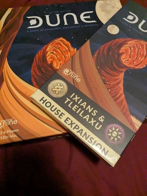 Dune  + Ixians & Tleilaxu Expansion + Minis. Complete see description  - Image 1 of 4