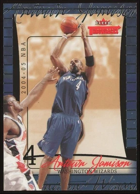 Antawn Jamison #61 2004-05 Fleer Throwbacks 100 Washington Wizards SP /100 - Image 1 of 3
