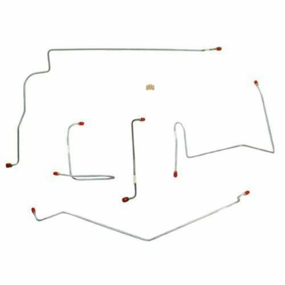 Front Brake Line Kit Fits AMC Javelin 1970 w/ 5pcs Power Drum Brakes-JKT7003OM - Image 1 of 1