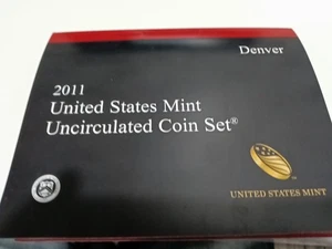 2011 US Denver Mint Uncirculated Complete 14 Coin Set - Picture 1 of 2