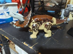 Genuine Lego Triceratops Dinosaur Figure from Dino Set 5885, Retired