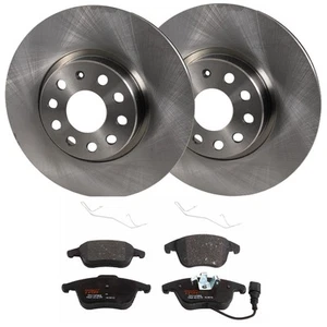 TRW KIT-070624-86 2-Wheel Set Brake Disc and Pad Kits Front for VW Passat Q3 - Picture 1 of 9
