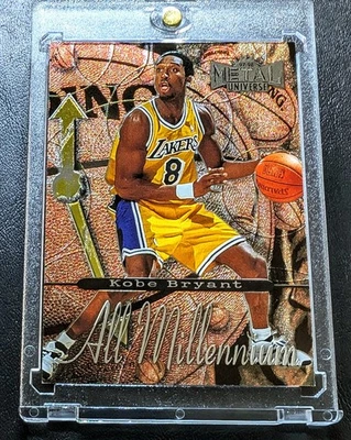Kobe Bryant 1996 Skybox Metal Universe Rookie "All Millennium" - Image 1 of 2