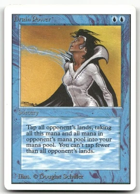 Drain Power (NM) Unlimited Edition 2ED Magic MTG - Image 1 of 2