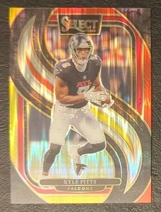 2024 Panini Select Kyle Pitts Premier Red & Yellow Shock Prizm Parallel #178 - Picture 1 of 2