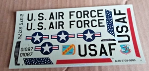 Monogram B-36 Peacemaker 1/72  Scale package # 25  decals only Read Desc - Picture 1 of 1