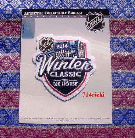 Official NHL 2014 Winter Classic Patch Detroit Red Wings vs Toronto Maple Leafs Cover