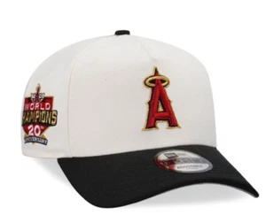 New Era Anaheim Angels 20th Anniversary Chrome Gold Two-Tone 9Forty A-Frame Cap - Picture 1 of 6