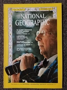 National Geographic Magazine October 1966 Tribute to Gilbert Grosvenor - Picture 1 of 2