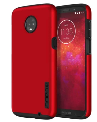 Incipio 10 Ft Drop Tested DUALPRO Case for Motorola Moto Z3 PLAY - Red/Black