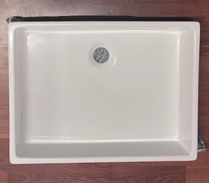WS Bath Collections Unlimited 50A 19-11/16" Ceramic Vessel Sink Bathroom Fixture - Picture 1 of 4