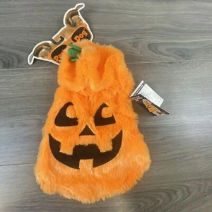 Party Dog Pumpkin Size XS/S Dog Clothing Halloween Costume Dress Up NWT - Picture 1 of 8