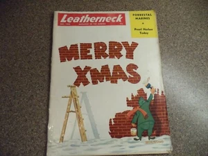 Korean War USMC LEATHERNECK MARINE CORP. MARINE MAGAZINE ~ DECEMBER 1955 - Bild 1 von 9