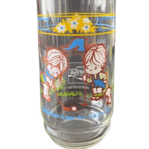 Vintage Coca-Cola Urchins Golf Drinking Glass 1976 LIMITED EDITION Cute - Picture 1 of 14