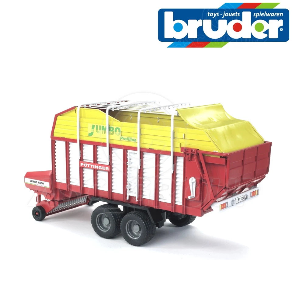 Bruder Toys 02214 Pottinger Jumbo Profiline Forage trailer - rotating drum 1:16 - Image 1 of 1
