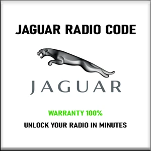 JAGUAR RADIO CODES UNLOCK XK CAR STEREO 2 DECODE SERIES M JA PINCODE SERVICE - Picture 1 of 2