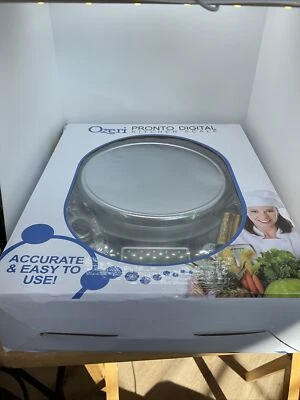 Báscula digital de cocina y alimentos Ozeri ZK14-S Pronto - plateada - 8,25 Foto 1 de 4