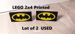 LEGO Batman Sign Logo Yellow Circle with BAT Alarm Emergency Gotham City HELP - Picture 1 of 1