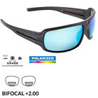 Fladen Deluxe 2in1 Blue Mirror Bifocal Polarisationsbrille Vergrößerungsbereich