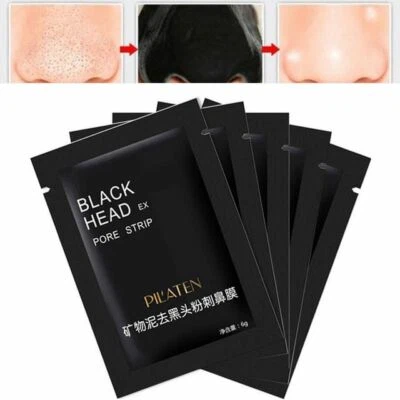 PILATEN Blackhead Remover Face Mask Pore Cleansing Peel Off Black Mask 6g Each - Image 1 of 4