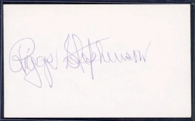 Tarjeta indexada firmada por Riggs Stephenson PSA auténtica autografiada Chicago Cubs Salón de la fama Foto 1 de 2