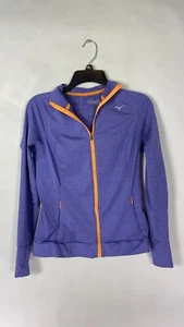 Mizuno Womens Lightweight Full Zip Jacket Purple Define Size Small - Picture 1 of 18