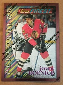 1996-97 TOPPS FINEST - PERFORMERS - JEREMY ROENICK BLACKHAWKS #175