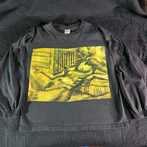 Camiseta Vintage - Ministry - Mangas Largas Talla Lg. Cachorro delgado FLA industrial años 90 - Imagen 1 de 7