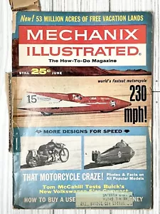 Mechanix Illustrated Magazine June 1964 That Motorcycle Craze! Worlds Fastest - Picture 1 of 11
