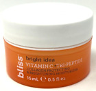 Bliss Bright Idea vitamine C + crème hydratante protectrice et éclaircissante tri-peptide