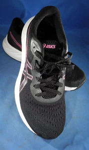 Asics Gel Excite 8 Running Shoe Sneaker, Black Pink, Women's 8 (VERY NICE CLEAN) - Picture 1 of 14