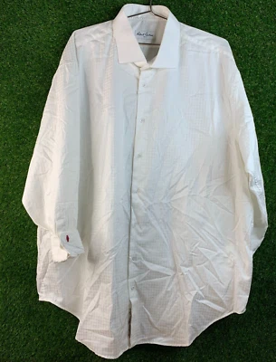 Robert Graham White Button-Down Shirt Men's sz 48 19 34/35 BIG - Image 1 of 4