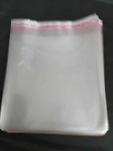 Bolsas de celofán transparentes de 20,5 cm x 20,5 cm exhibición autoadhesivas exfoliación y sellado - Imagen 1 de 3