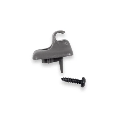 1993-1998 Jeep Grand Cherokee Sun Visor Clip Hook Mount Gray W/Screw - Image 1 of 4