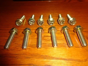 66-76 Mopar A B E Body Cuda 318 340 360 OEM Intake Manifold Fasteners - Picture 1 of 2