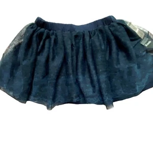 First Impressions infant/Toddler Tulle Overlay Skirt-Navy Blue-18 Months-NWT - Picture 1 of 4