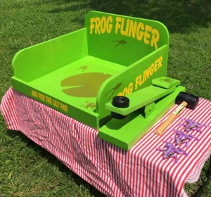 Frog Flinger Carnival Game For School, Church, Or Tradeshow - Picture 1 of 4