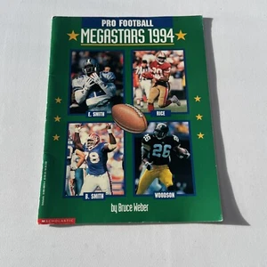 Vtg 1994 Scholastic Pro Football Megastars Magazine Emmitt Smith Jerry Rice NFL - Picture 1 of 3