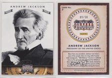 2012 Panini Americana Heroes & Legends Silver Proof /50 Andrew Jackson #7