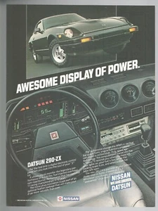 1983 DATSUN 280-ZX advertisement, Nissan DATSUN 280 ZX, print ad - Picture 1 of 3