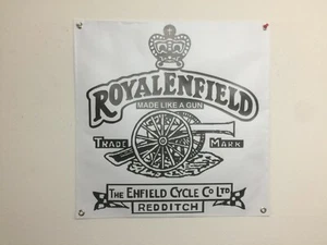 Royal Enfield Motocicleta 2X2 pies Banner, Bala, Cruzado, Interceptor, MANCAVE  - Imagen 1 de 1