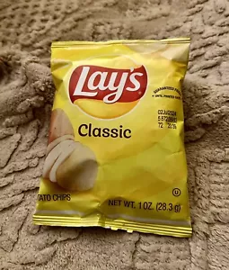 Rare Collect Factory Flaw Sealed Empty Lay’s Classic Potato Chip Bag New - Picture 1 of 7
