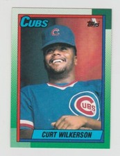 Curt Wilkerson Cubs 1990 Topps #667