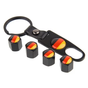 Germany DE Deutsches Metal Wrench Wheel Air Tyre Tire Valve Stems Caps For BMW - Picture 1 of 11