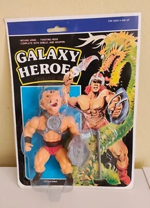 GALAXY HEROES TIGER MAN ACTION FIGURE MOTU BOOTLEG MOC - Imagen 1 de 5