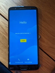 Black Motorola Moto G6, XT1925-5 with dual sim, two cases, excellent condition - Picture 1 of 4