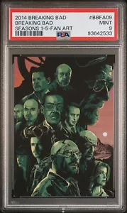 2014 Cryptozoic Breaking Bad Seasons 1-5 Fan Art Cast #BBFA-09 PSA 9 - Picture 1 of 3
