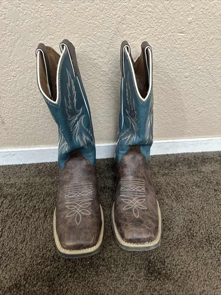 Botas Western Core Puntera Cuadrada Bowline Estilo Justin 335JR para Niños Talla 5D -Niños Grandes Foto 1 de 4